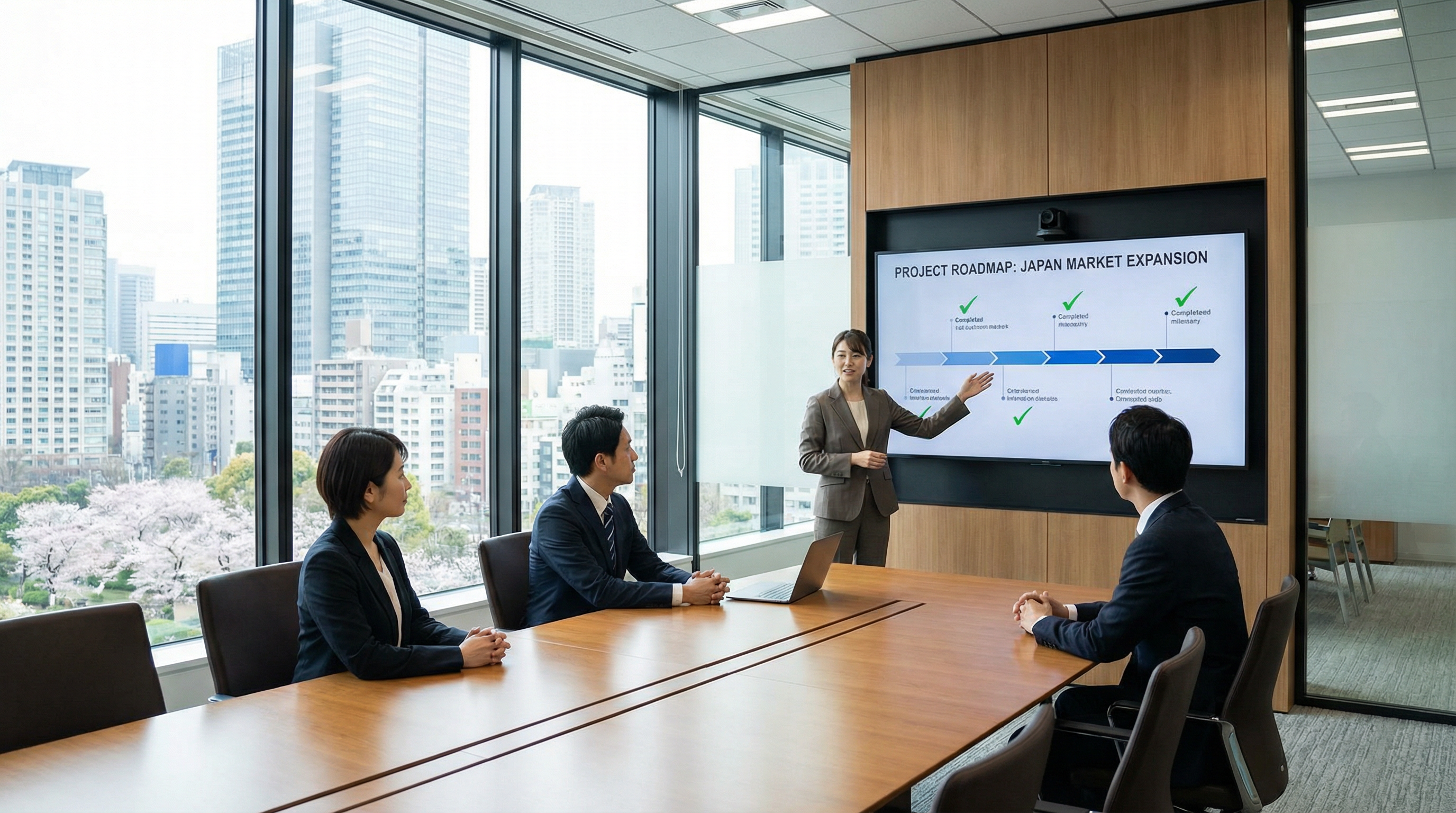 経営層へのプレゼンテーション